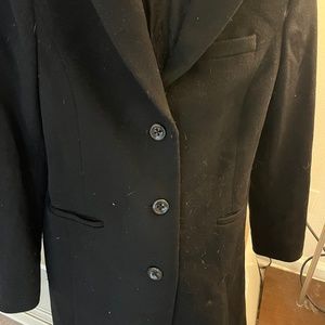 Brooks Brothers Black Trenchcoat